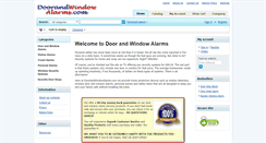 Desktop Screenshot of doorandwindowalarms.com